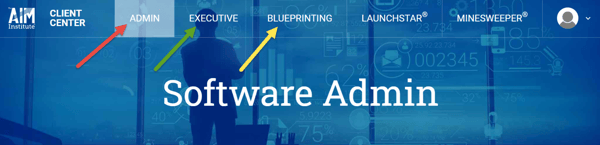 Blueprinting Center Admin and Exec Access